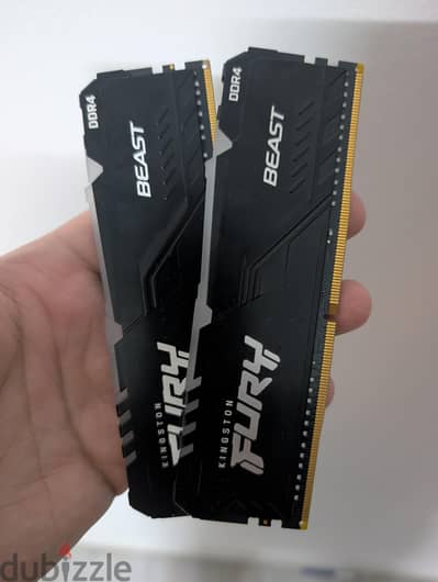 hyperx fury beast ddr4 2*8 3200