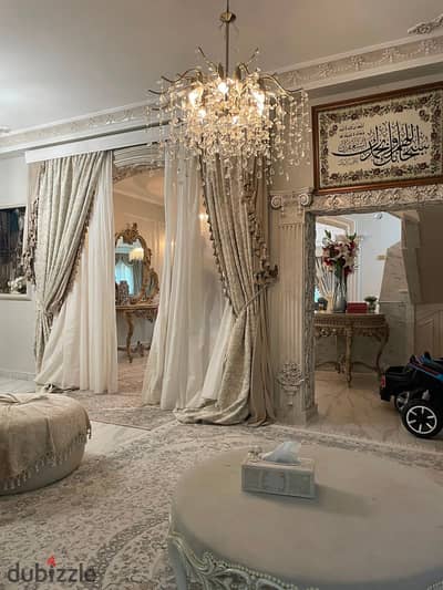 For sale a V Ultra Super Lux villa in Madinaty with furniture and everything is a work of art