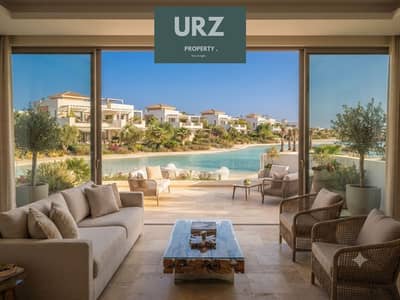 Lagoon front chalet fully finished with ACs 9 year installments Prime investment in Ras El Hekma near Modon La Vista Koun Zahra Playa and Seashell