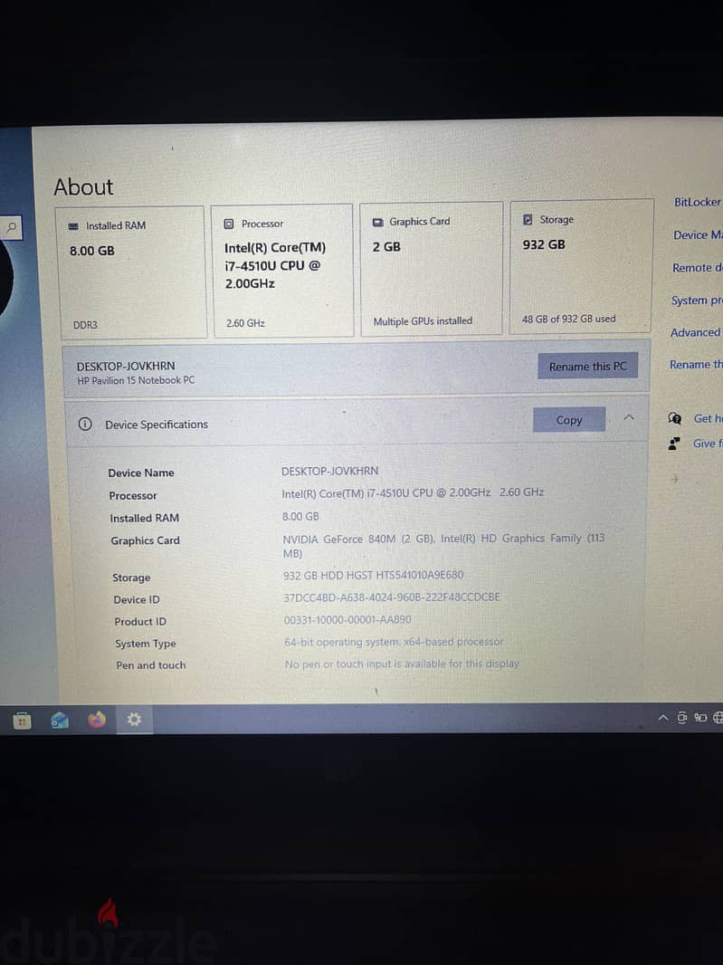 HP Pavilion 15 1