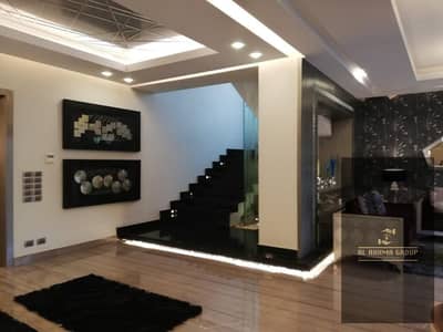 An exceptional rental opportunity: a fully furnished, standalone villa in Al Rehab 2, featuring ultra-super-lux finishes and a 600-square-meter area.