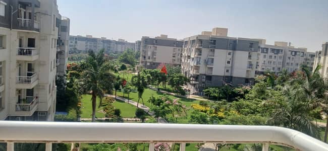 Apartment for rent under new law in Madinaty in b10 with wide garden view