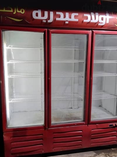 كوكاكولا ثلاجة عرض ٣ باب للبيع