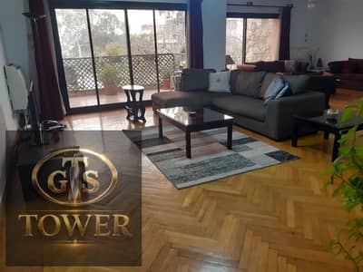 Luxury apartment for rent in the heart of Sarayat Maadi, ideally located next to the French School and close to all services, transportation and major