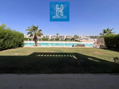 Twin house villa with garden, 200m², first row to the lagoon, resale for sale in Azha Ras El Hekma at the lowest price