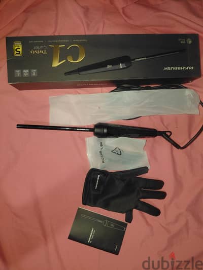 مكواة كيرلي c1 twisty curler rush brush