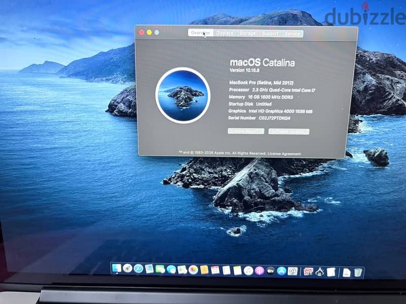 Macbook pro 2012 512 GB 2