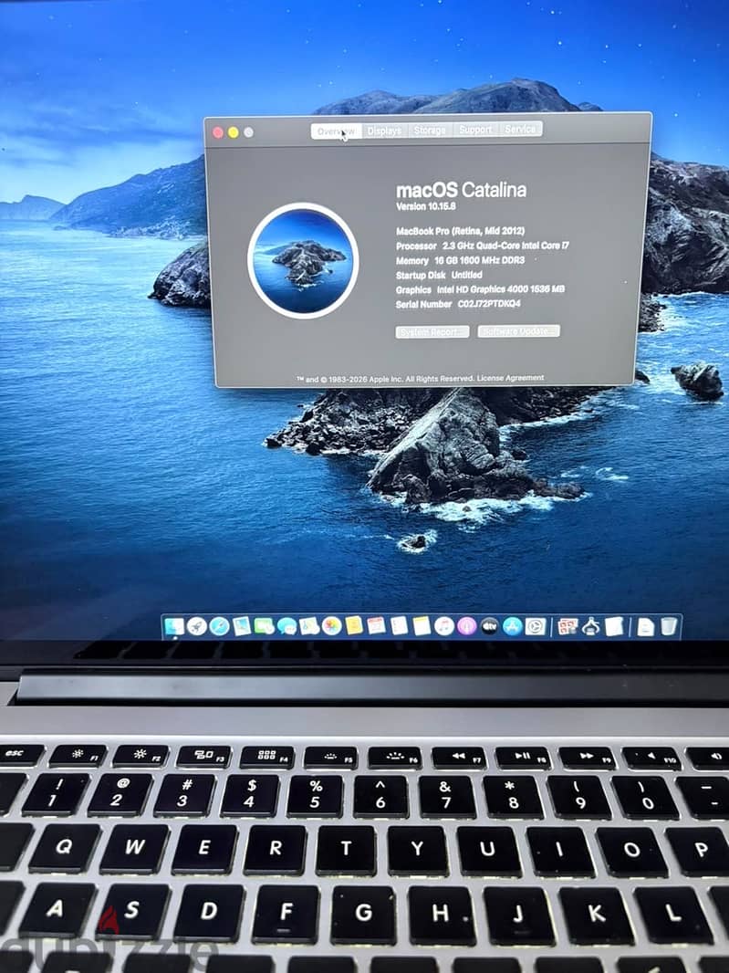 Macbook pro 2012 512 GB 3