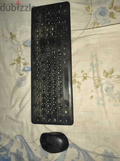 compo كيبورد و ماوس hp wireless