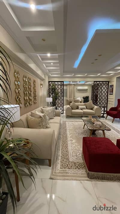 For rent, first residence, furnished hotel apartment, hotel finishing for upscale and distinguished living in Dokki