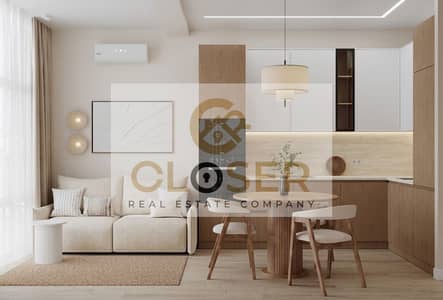 Own a finished studio with a private garden in New Heliopolis with a view for only 250,000 down payment