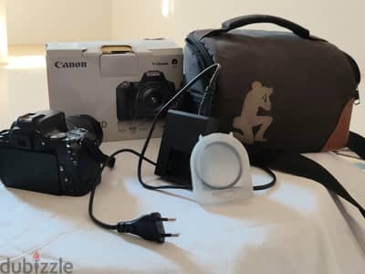 Canon EOS 250D شاتر 3330 فقط – كاملة بالعلبة
