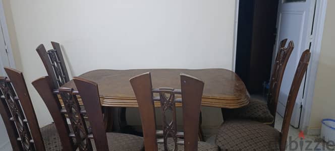 تربيزة سفره و 6 كراسي