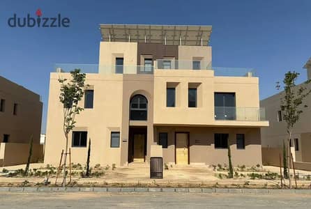 Last twin house ready to move in Sodic near Beverly Hills and Sphinx Airport