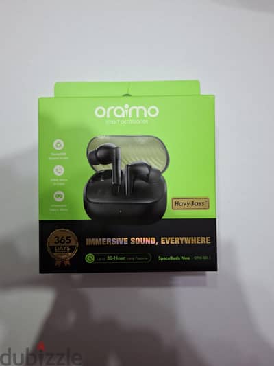 Oraimo SpaceBuds Neo – استعمال خفيف جدًا وحالة ممتازة