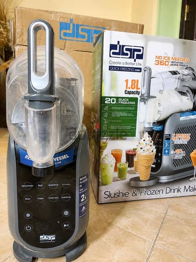 ماكينة سلاش وآيس كريم DSP KJ3087 – سعة 1.8 لتر – 7 برامج