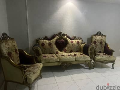 Couch for sells  Or chairs for sell everything for 8k