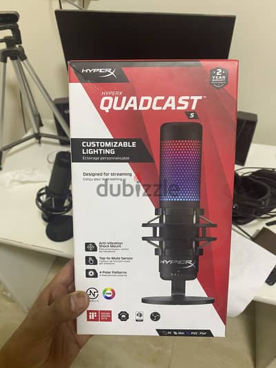 مايك HyperX QuadCast S – USB