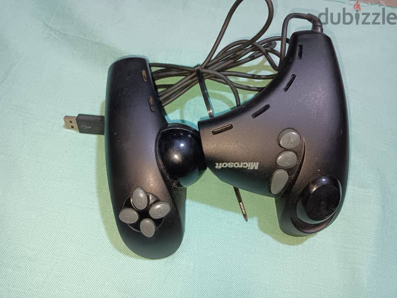 Rare Microsoft SideWinder Strategic Commander USB Gaming Controller 1