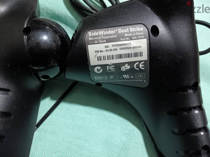 Rare Microsoft SideWinder Strategic Commander USB Gaming Controller 5