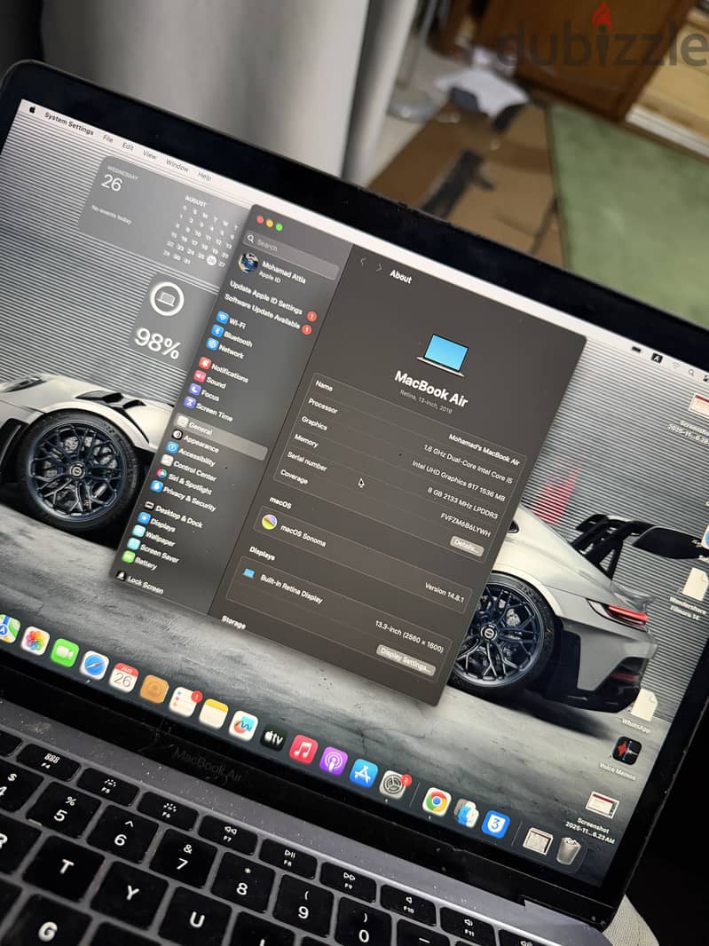 Macbook air 2019 256gb 2