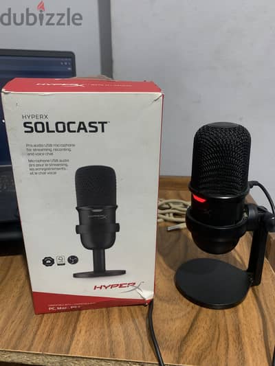 مايك هايبر اكس سولو كاست  hyperx Solocast Condenser USB Microphone