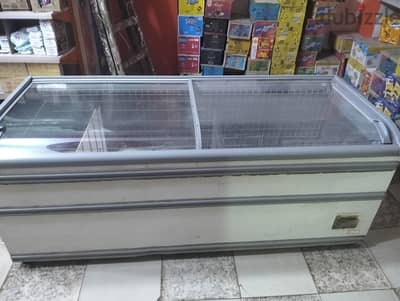 فريزر عرض مجمدات  2متر استيراد استخدام خفيف