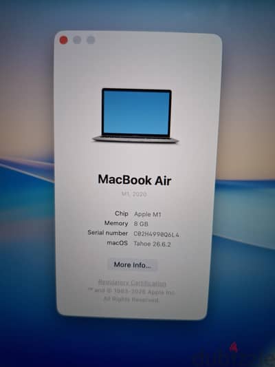 Macbook Air M1 2020