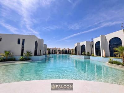 فوري ! لوفت بجاردن صف اول Crystal Lagoons بخصم 28%  في جون سوديك الساحل الشمالي دقايق من لافيستا راس الحكمه و فوكا باي و سيزر و اوجامي | JUNE BY SODIC