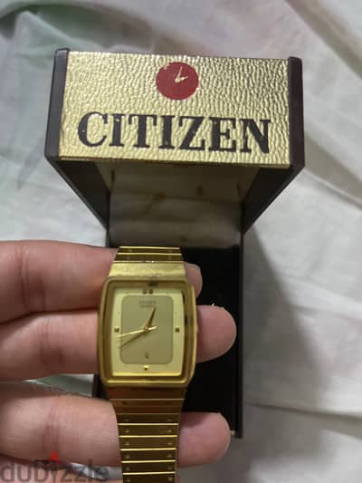 Citizen quartz vintage luxury بالبوكس