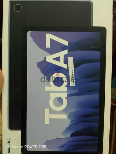 تابلت samsung a7 بحالة جيدة لا يوجدبه  إلا يعض الخدوش في الضهر