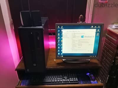 كمبيوتر HP كامل – استعمال شخصي بحالة ممتازة_HP Complete Desktop Setup