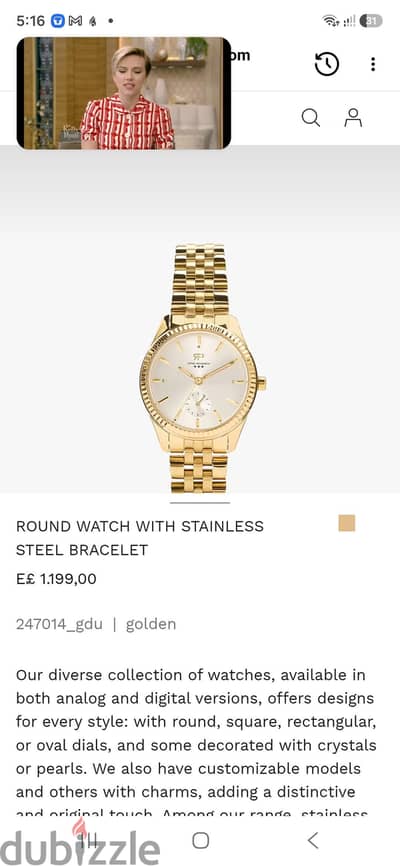 brand new woman watch from Parfois