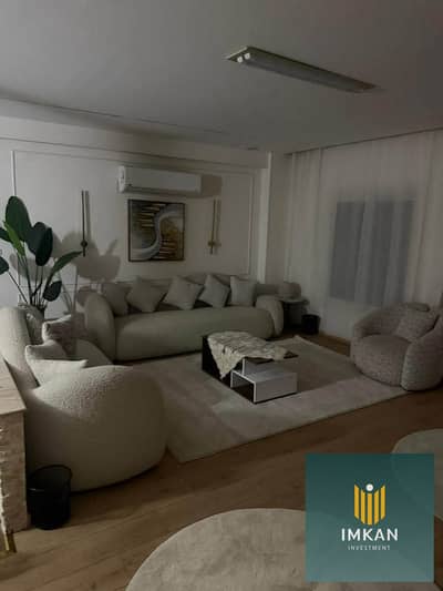 An apartment is for sale in the Fifth Settlement at Regents Square; it features "super-lux" finishing, an area of ​​188 square meters, and views of th