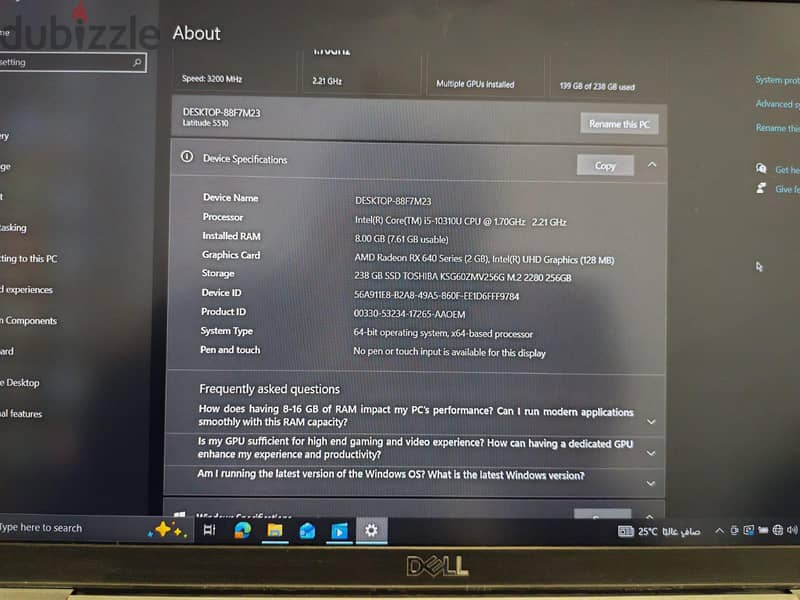 Dell latitude 5510 2