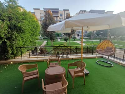 Special ground with an 80 meter garden in B8 Madinaty | 148 meter special finishing and fully furnished and equipped