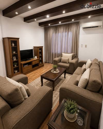 For Rent in Al Rehab: 90 sq m Furnished Apartment in a Prime Location