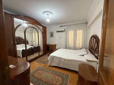 Available furnished apartment near Al-Manhal School for a period of two years