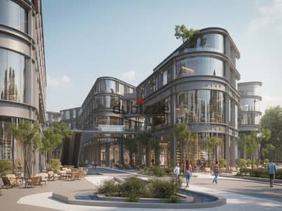 66 sqm shop for sale at Intro Business Park 6th October directly on Central Axis 0% down payment installments up to 10 years + 15% launch discount