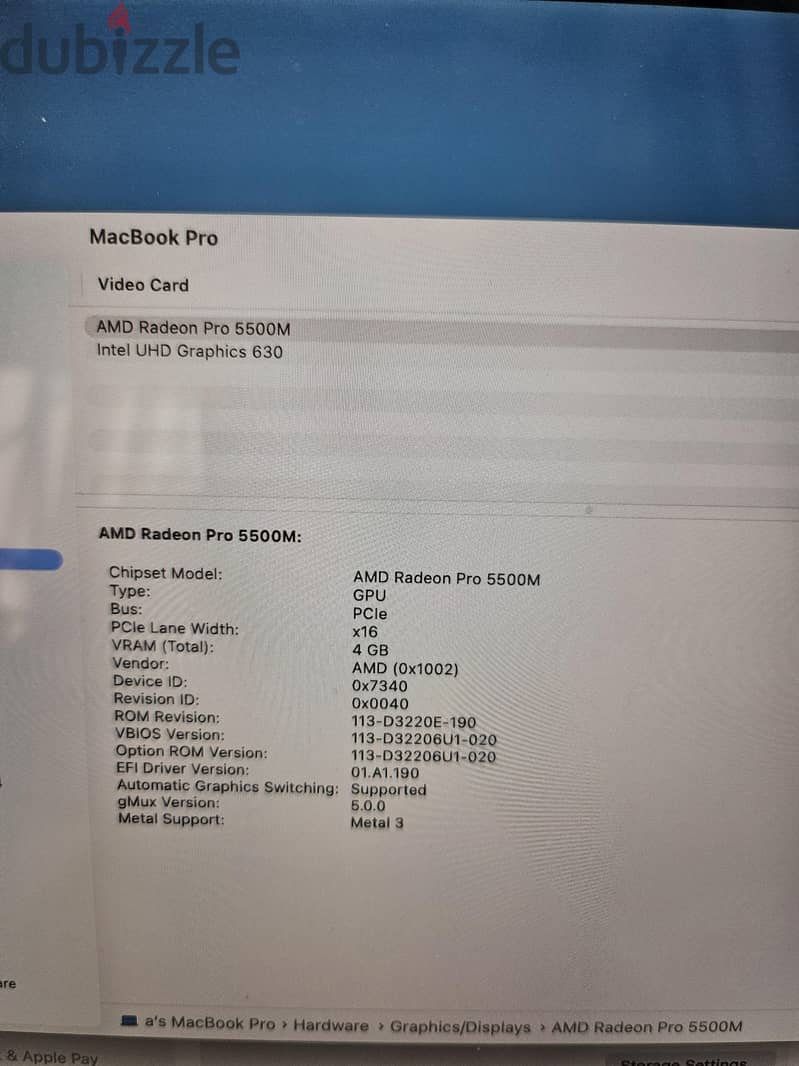 Macbook pro 16 2019 1