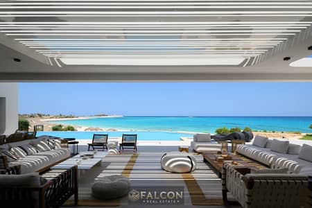 فيلا VIP دايركت علي البحر في لسان الوزراء استلام فوري تشطيب ULTRA MODERN بالفرش و الاجهزة MARINA 5 الساحل الشمالي