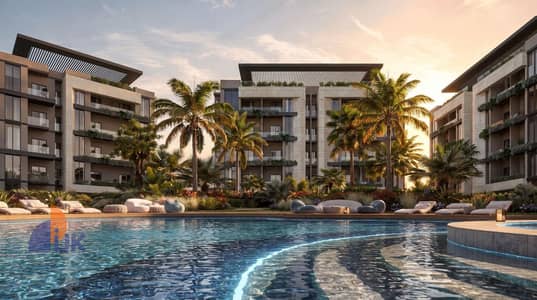 A great deal on an apartment for sale with a monthly installment of 18,500 in Fifth Settlement on the American University axis, 5 minutes from South 9
