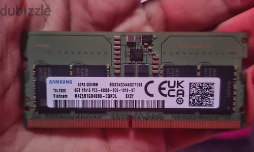 Samsung DDR5 8GB 4800MHz — لم تُستخدم فعليًا