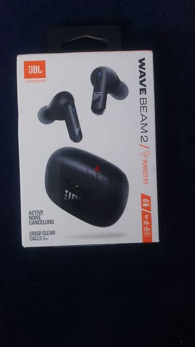 سماعات Wave Beam 2 من JBL جديدة تمام بالسلوفانة