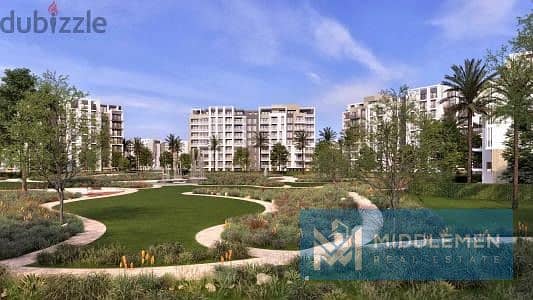 apartment 132m Fully Finished with ACs prime location zed east new cairo