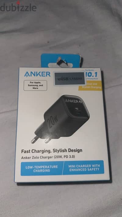 راس شاحن anker اصلي مستخدمش