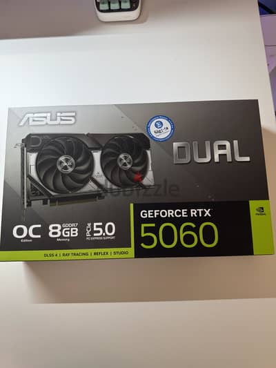 ASUS Dual RTX 5060 8GB متبرشم Sealed