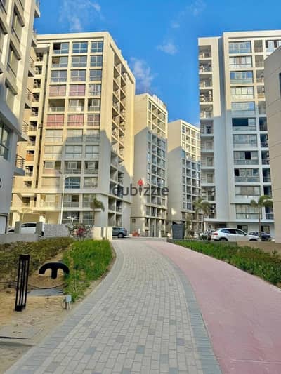 Apartment for sale in Compound One Katameya 145 m half finished, northern facade and landscape view