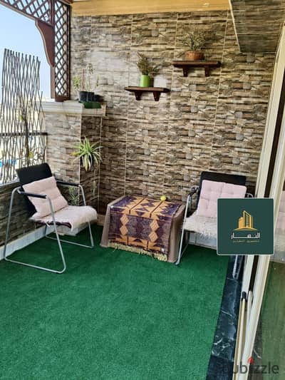 Duplex apartment, 360 square meters, super deluxe finishing, Zahraa El Maadi, Block 13