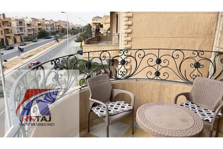 Furnished apartment for rent, 280 square meters, in Al Narges 1 Villas, Fifth Settlement.